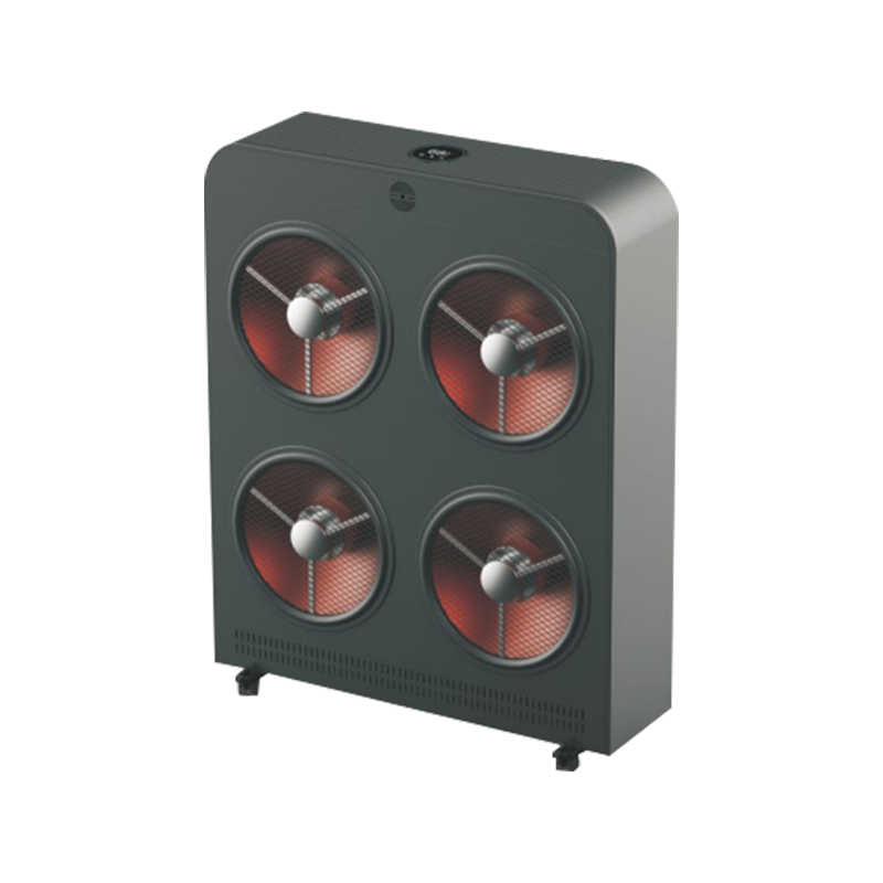 3000W 4 헤드는 산업 대형 전기 히터 DF-168-04를 강조합니다